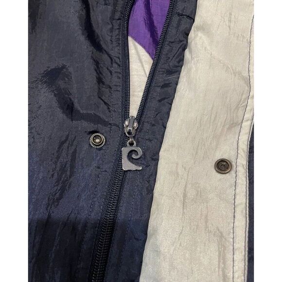 Vintage Pierre Cardin Nylon Full Zip Windbreaker Jacket XL 90s - Picture 7 of 10